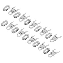 10PCS Silver Alloy Bag Twist Lock Clasp, Purse Handbag Fastener