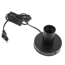 Table Lamp Bulb Base Replacement Bulb Socket E27 Desk Lamp Holder (EU Plug)