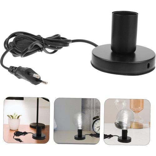 Table Lamp Bulb Base Replacement Bulb Socket E27 Desk Lamp Holder (EU Plug) 1