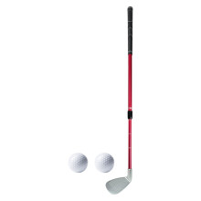 Golf Practice Iron, 53.590 Cm, Adjustable, Portable, for Men, Women And, Aluminum, Oversized Head Red Ref: 4635