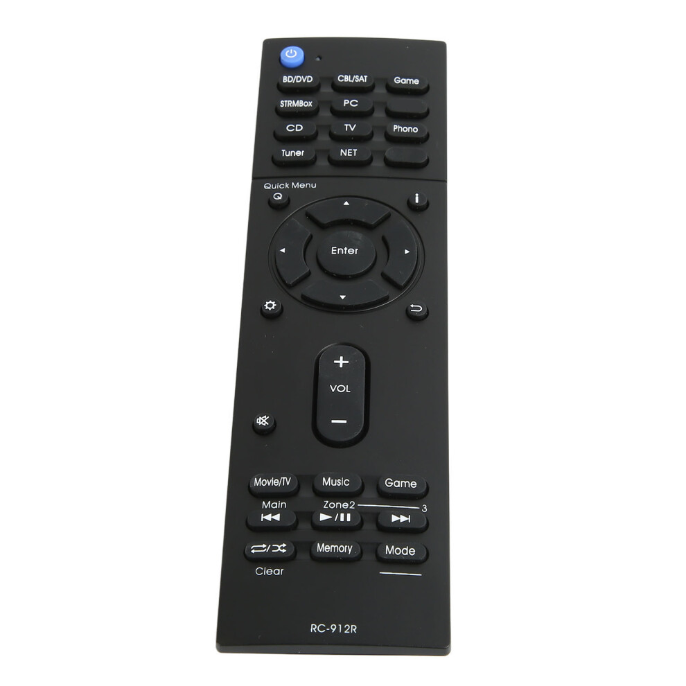 Rc 912R Remote For Hts7800 Txnr555 Txnr575 Av Receiver Abs Material 2 X Aaa Batteries 8761373193493