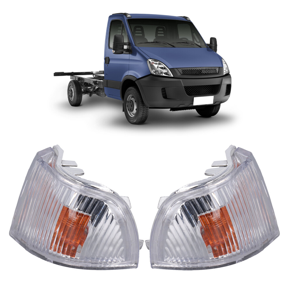 Right And Left Wing Mirror Indicator Lamp Cover For Iveco Daily 2006Â2012 Light 7641373194519