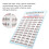 Piano Note Chart 88 Keys Copper Paper Training Tool 57x41cm 7