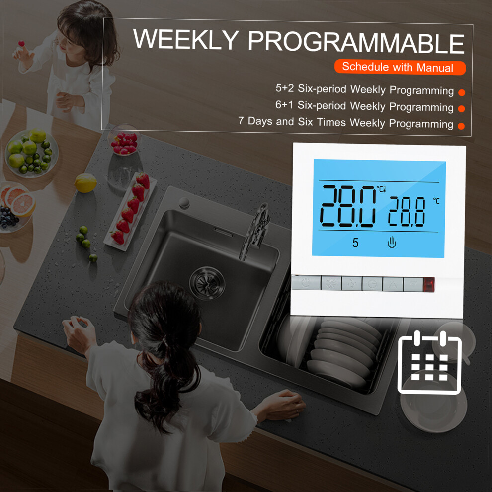 Programmierbarer intelligenter Thermostat für