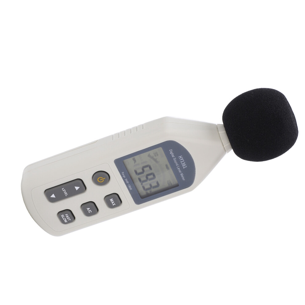 Hy-1361 Digital Sound Level Meter, Lcd, 30-130Dba/Bc, Ivory 7901377383525