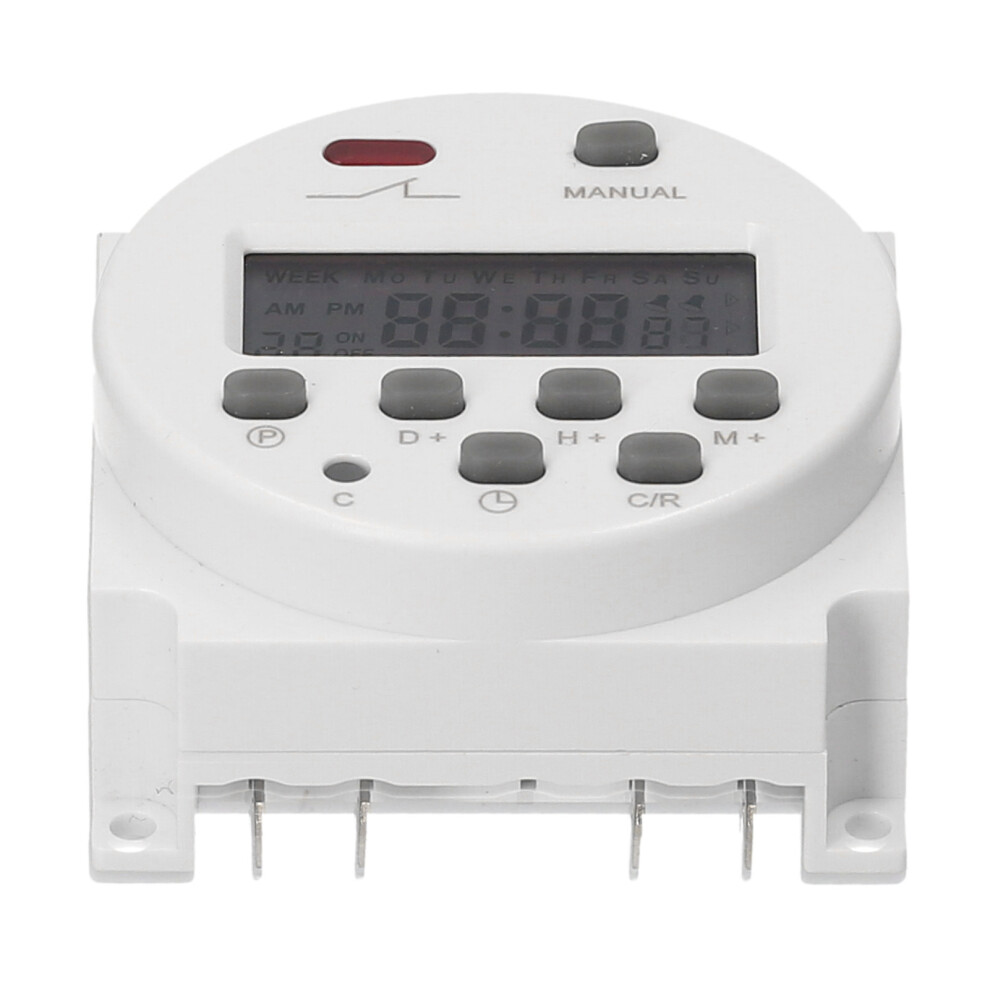 Digital Programmable Timer Switch 16 On/Off, 16 Programs, 60X60x30mm 6951378890653