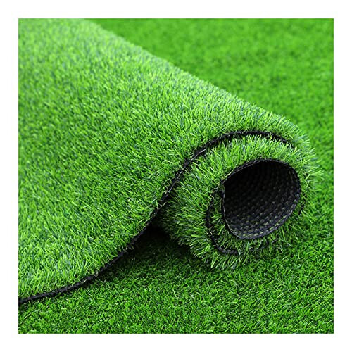 Artificial Grass Rug with Soft Realistic Texture, Cuttable Plastic Backed Fake Grass Carpet 0.8x2m