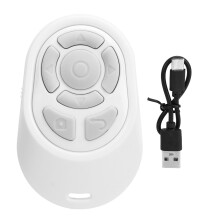 Wireless Bluetooth Remote Control Ring, Remote Page Turner Ergonomic Design Stable Connection Camera Shutter Remote Multi Purpose Remote for Phone Tab