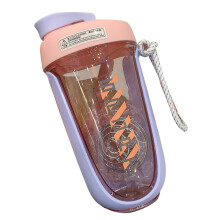 Protein Shaker Bottle, Leakproof & Portable Fitness Water Bottle With Rechargeable Powerful Motor For Easy Mixing (590ml)