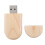 Μονάδα Flash USB από ξύλο σφενδάμου, εξατομικευμένο κουτί δώρου με αισθητική για 6