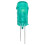 LED δίοδος Emerald Green Luminous3mm, υψηλής ποιότητας ανθεκτικά νάιλον υλικά LED δίοδος για 8