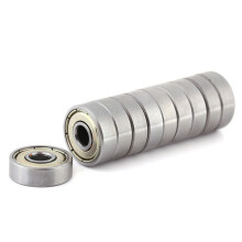 Ložiska pro skateboardy 6X19X6mm, víceúčelová kuličková ložiska, přesná velikost a dvojité železné těsnění pro průmyslové stroje a