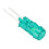 LED δίοδος Emerald Green Luminous3mm, υψηλής ποιότητας ανθεκτικά νάιλον υλικά LED δίοδος για 7