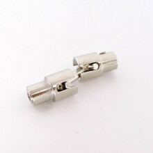 Edelstahl-Gelenkkupplung Kardan 4x4mm Wellenverbindung für RC-Bootsmotor und Welle geeignet für Flytec Feilun FT011