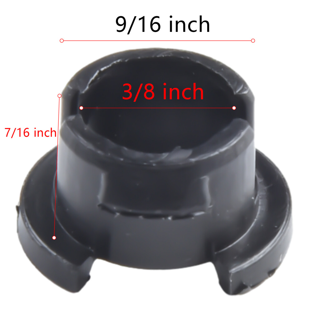 5Pcs Flange Bushing With 380 Id For Bolens And For Troybilt 7410475 Steering Replacement Parts Plastic Construction 6935161502534
