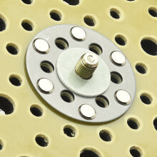 Nützliche Werkzeuge Schleifpad-Schleifen 1 mittlerer Schleifer Polierer Random Orbital Schleifpad 150mm 1 Stück 5/16 Gewinde