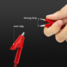 5PCS 4mm Multimeter-Bananenstecker zu Alligatorclips Testkabel für elektrische Testkabel und Alligatorclip-Kabel