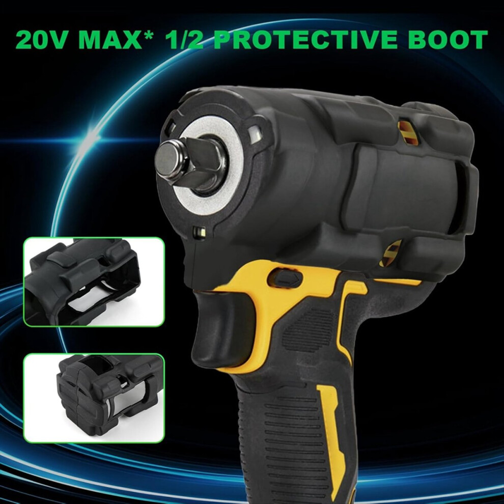 Impact Wrench Protective Boot For Dcf921 Dcf922 Dcf923 Protective Rubber Boot Power Tool Replacement Parts 6935161522044