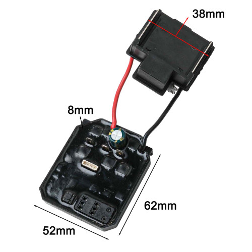 Electric Wrench Controller Board Compatible with Brushless Tools and Designed with an Effective 8 Wire Setup (400 500N) 1