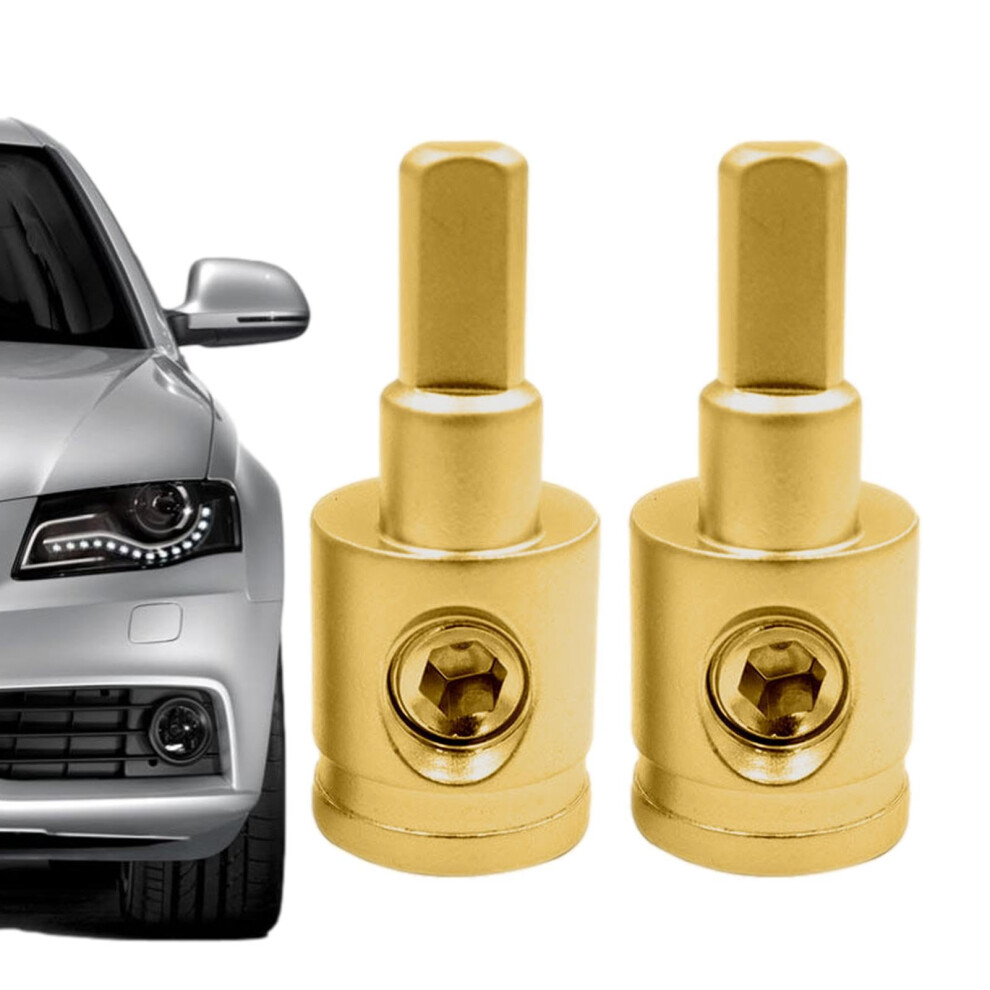 Car Audio Speaker Connectors Performance Brass For Speakers Car Wiring Terminals, Car Speaker Power Distribution Block 9347817943047