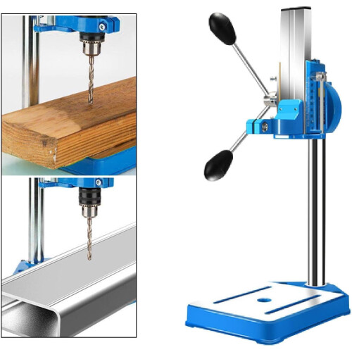 Drill Press Table Multipurpose Portable Workbench with Vise and Electric Drill Bracket for Home and Workshop Use 2