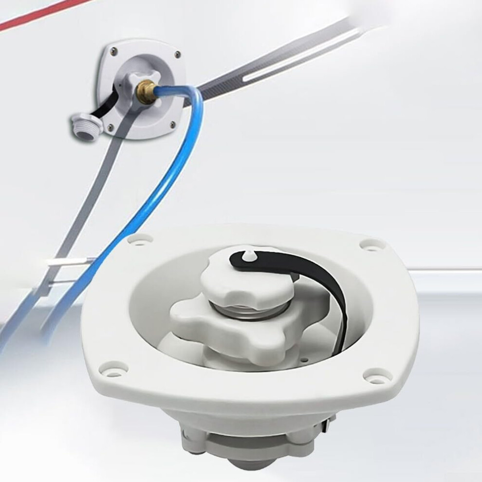 Rv Yacht Water Filling Inlet With Swivel Cover And Builtin Check Valve For Motorhomes And Yachts. 9347817943276