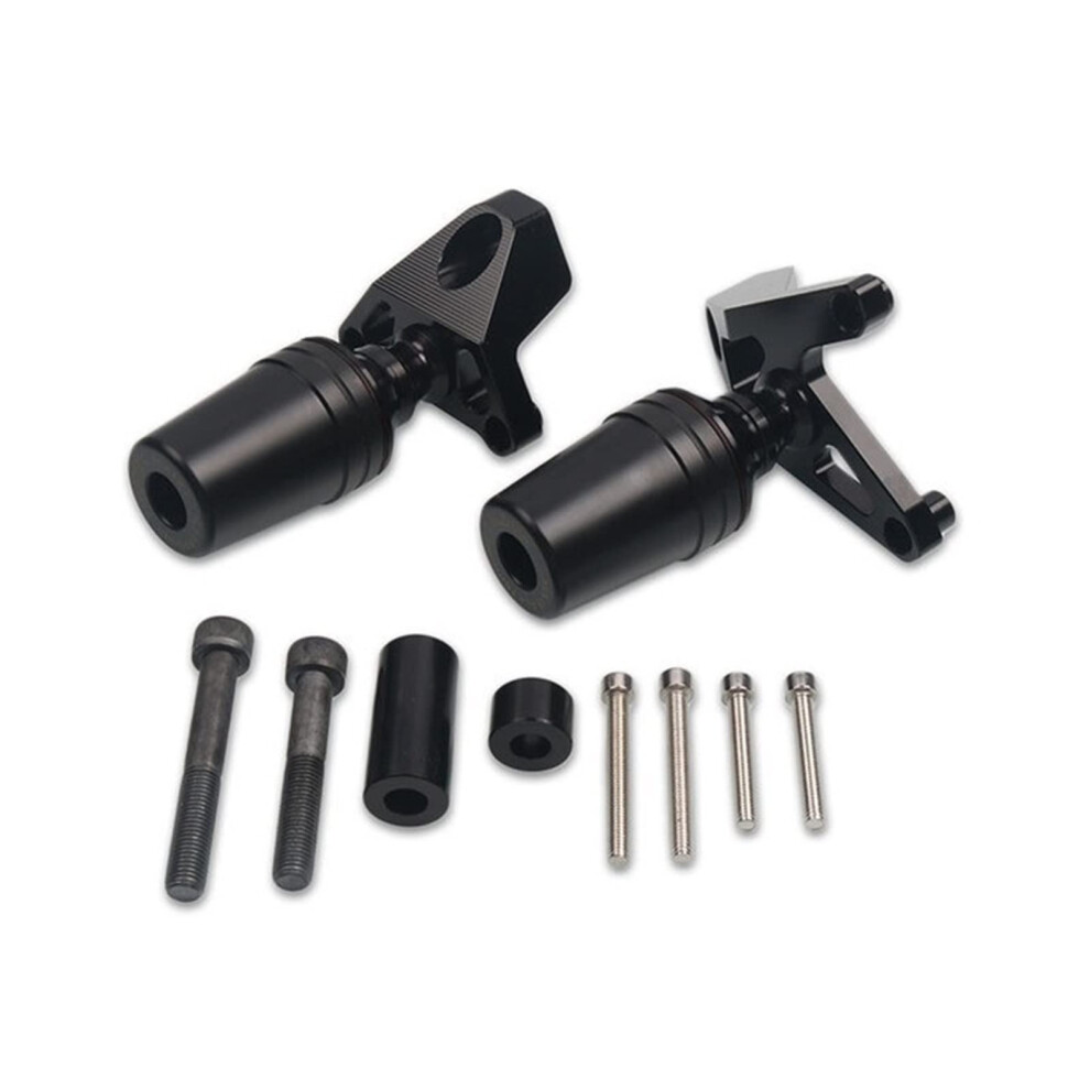 Motorcycle Frame Slider Crash Protector For Honda Cb650r Cbr650r Cb650f Cbr650f Black 9347817152555