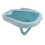 Foldable Heart Shaped Infant Bath Holder - Blue Ergonomic Design 16