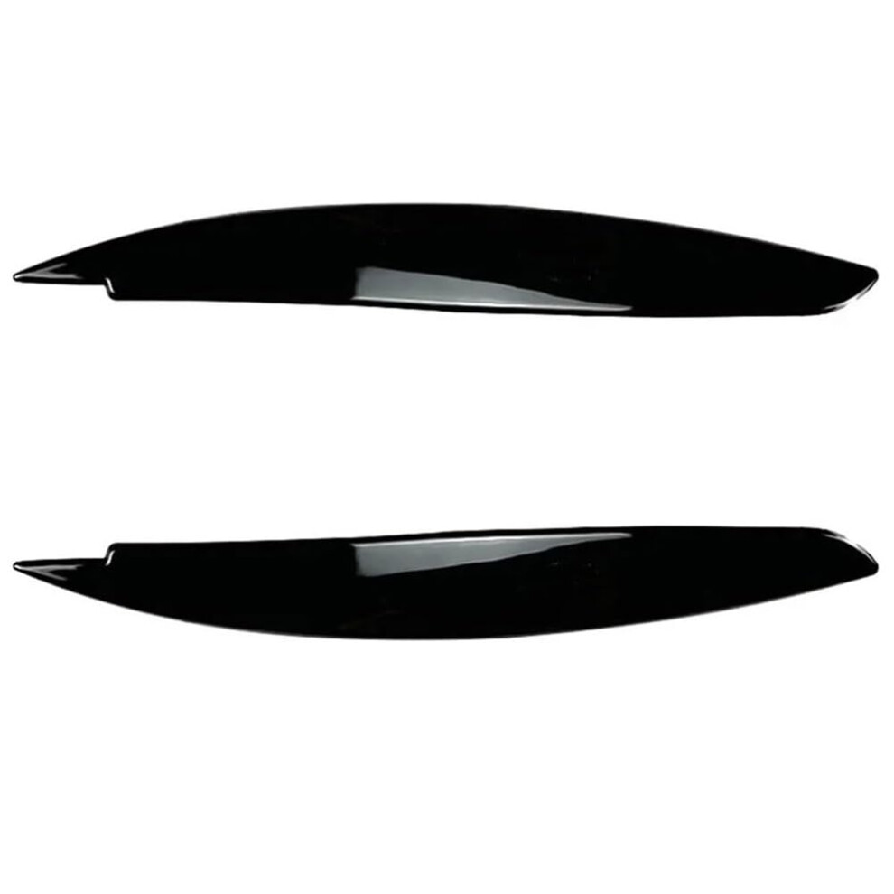 Gloss Headlight Eyebrows Eyelid Covers Aggressive Sporty Trim For Bmw 1 Series E81 E82 E87 E88 Black 9347817152821