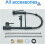 Black Kitchen Faucet 360Degree PullDown DeckMounted Hot Cold Mixer Dual Faucets 5
