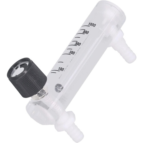 Air Meter Flow Meter Oxygen Tester, Adjustable Panel Gas Flow Rate, Gas Meter Tester 1001000 ml/min 2