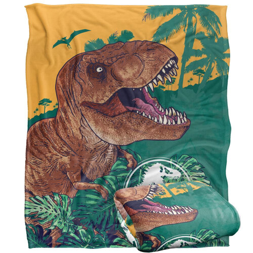 Jurassic Park Jurassic Park T-Rex Blanket 1