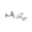 Men's shirt cufflinks, rectangular cufflinks for shirts, silver cufflinks for men, copper cufflinks. 1