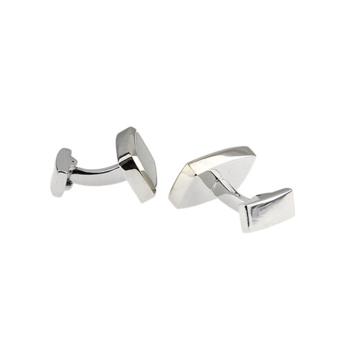 Men's shirt cufflinks, rectangular cufflinks for shirts, silver cufflinks for men, copper cufflinks.