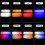 2Pcs 12-24V LED Warning Strobe Lights with 16 Flash Modes, IP65 Waterproof 9