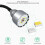 Double Head LED Grow Light for Succulents, 52 LEDs, USB Powered 11