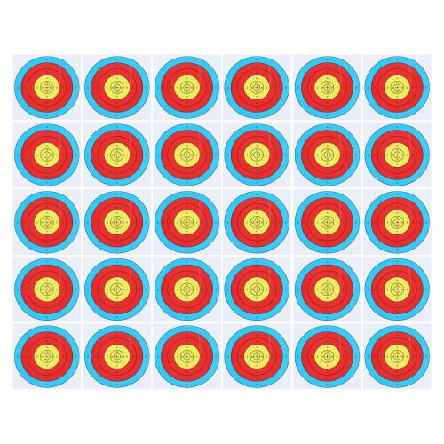 Target standard da 30 pezzi per arco ricurvo per allenamento e tiro 1