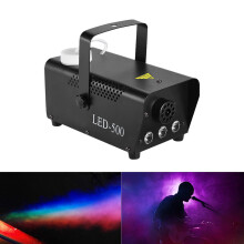 Portable Stage Fog Machine 500W with 3-Color LED for KTV Bar Live Shows 250ml