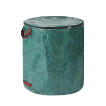 Garden Leafing Bags Reusable Yard Waste Bags 120L Capacity, 45x76 cm, With Lid, HeavyDuty Leaf Storage Container