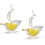 2 Pack Bird Shape Lemon Squeezer Citrus Juicer, Ergonomic Easy Press, Seed NoSplash Design 1