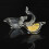 2 Pack Bird Shape Lemon Squeezer Citrus Juicer, Ergonomic Easy Press, Seed NoSplash Design 4