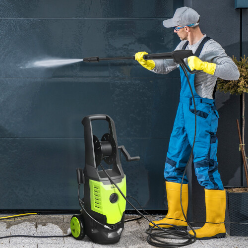 Outsunny Outsunny 2200W Power Washer 170 Bar Pressure with Adjustable Nozzle