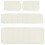Outsunny Outsunny Garden Rattan Sofa Set Polyester Cover Replacement No Cushion Cream 2