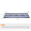 Outsunny Outsunny 2 Pieces Replacement Cushions for Garden Bench, with Strips, Blue 3