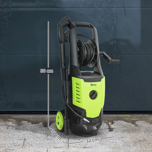 Outsunny Outsunny 2200W Power Washer 170 Bar Pressure with Adjustable Nozzle 2