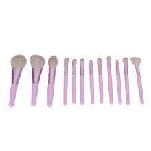 Collection de pinceaux de maquillage doux et délicats, poils synthétiques de qualité supérieure, ensemble de 12 pièces pour une application de