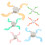 Comprehensive 6Pcs Pompom Maker Set for DIY Yarn Crafts Sizes 38mm-88mm 6