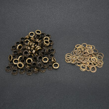 8 mm Hohlnieten aus Bronze 100 Stück für Schuhe Lederarbeiten handgefertigte Ösen