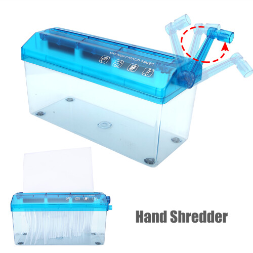 Handschredder MINI Desktop Handbuch A4 Bürobedarf 2