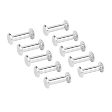 50 Sets M4 Stainless Steel Rivet & Screw Set 5x15x9.5mm for DIY & Decor